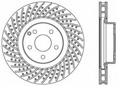 OPEN PARTS bdr254025 -  Тормозной диск